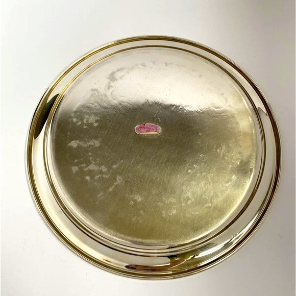 Gorham Round YC427/1 Silver Original Plated Tray Platter Vintage Antique - Picture 5 of 8